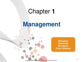 Chapter 1 Management