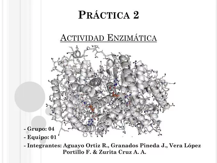 pr ctica 2 actividad enzim tica
