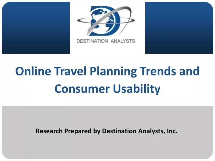 research prepared by destination analysts inc