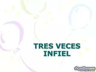 tres veces infiel