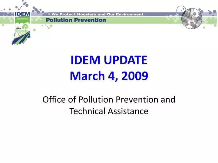 idem update march 4 2009