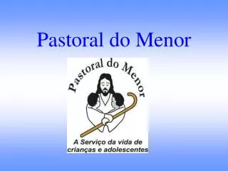 pastoral do menor