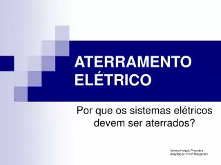 ATERRAMENTO ELÉTRICO