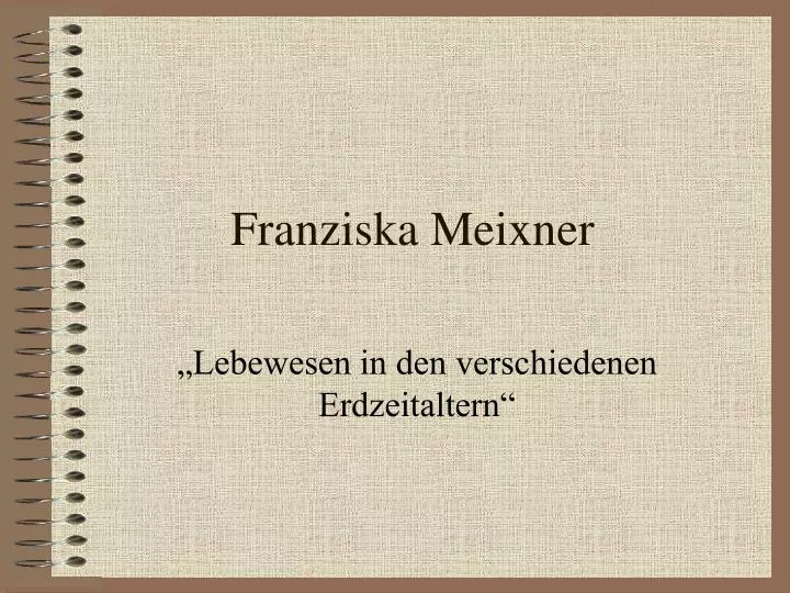 franziska meixner