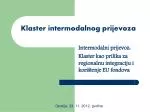 Klaster intermodalnog prijevoza - slide 1