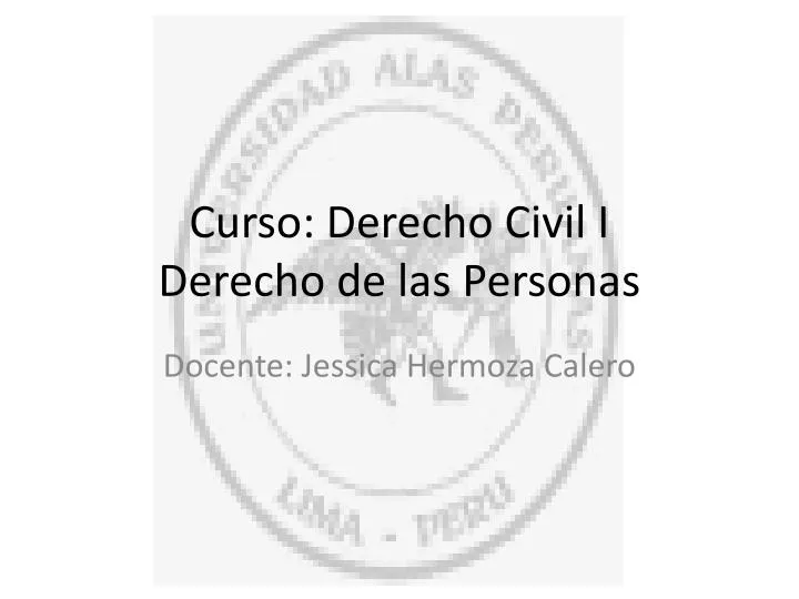curso derecho civil i derecho de las personas