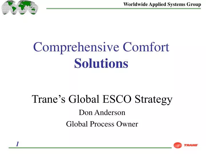 comprehensive comfort solutions