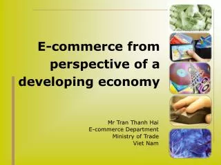 E-commerce from perspective of a developing economy