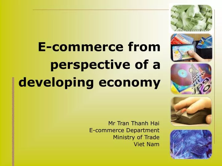 e commerce from perspective of a developing economy