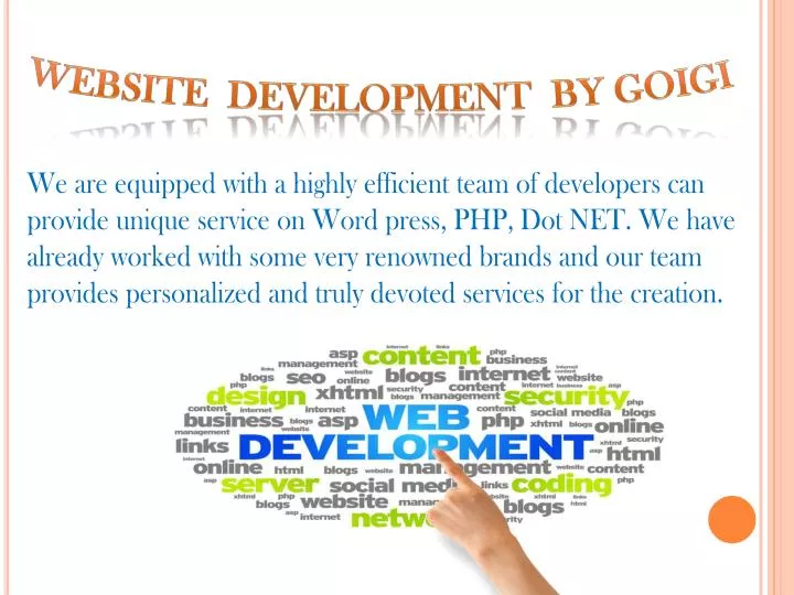 website development by goigi
