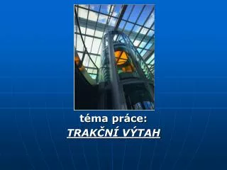 t ma pr ce trak n v tah