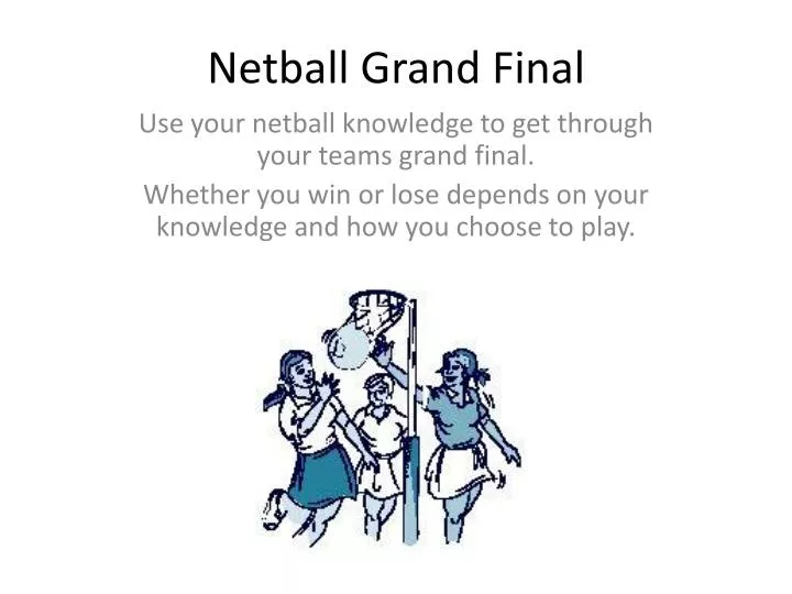 netball grand final