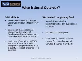 What is Social Outbreak?