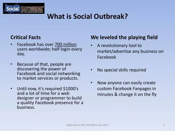 what is social outbreak