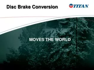 Disc Brake Conversion