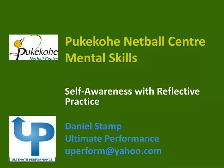 pukekohe netball centre mental skills