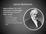 James Buchanan - slide 1