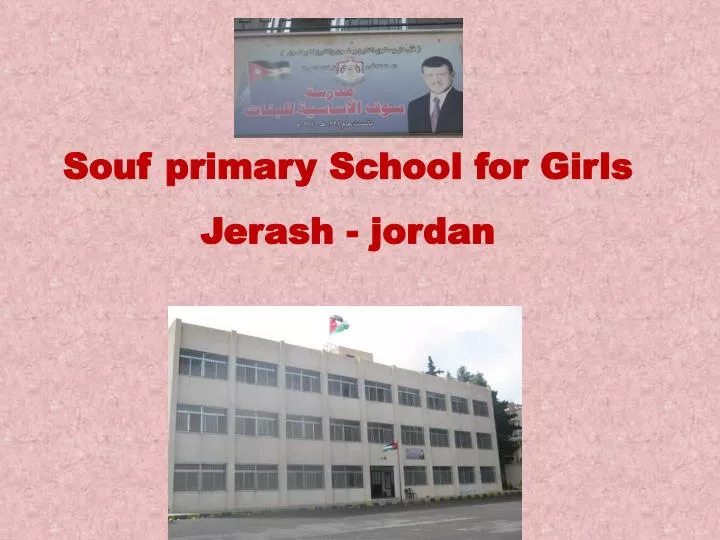 souf primary school for girls jerash jordan