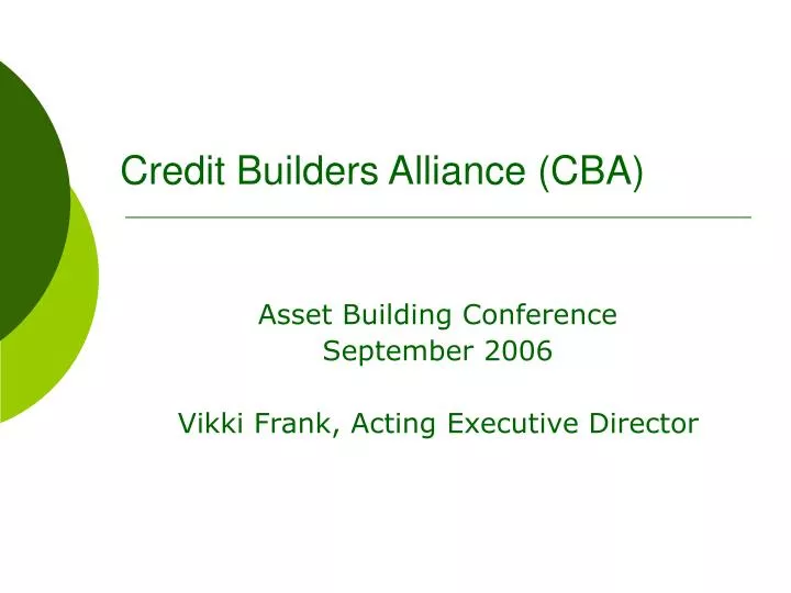 credit builders alliance cba