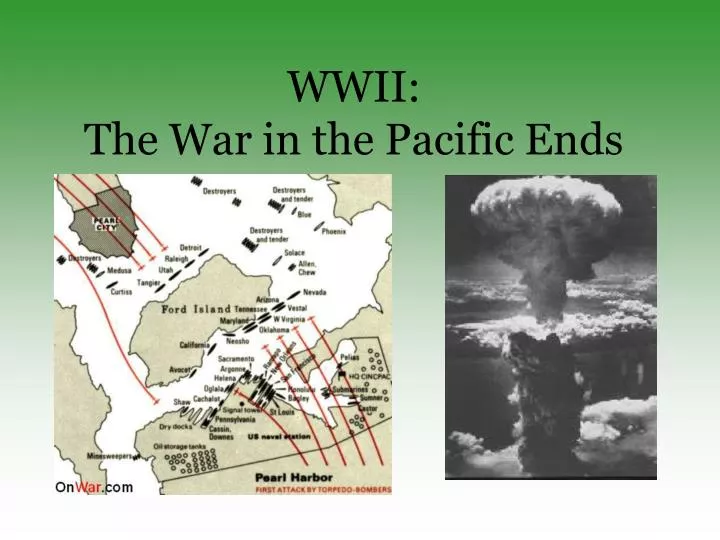 wwii the war in the pacific ends