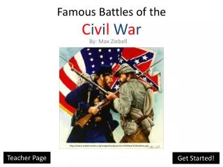 Famous Battles of the C i v i l W a r