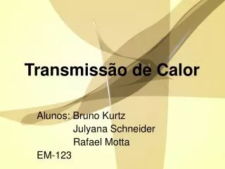 transmiss o de calor