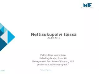 nettisukupolvi t iss 22 10 2012