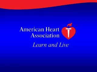 AHA 2008 Resistant Hypertension: Diagnosis, Evaluation, and Treatment Slide Set