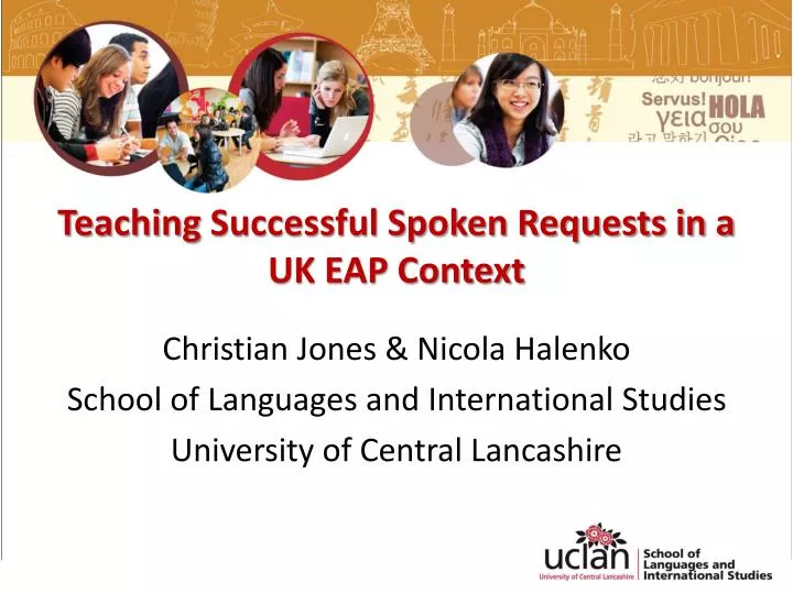 teaching successful spoken requests in a uk eap context
