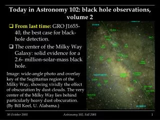 Today in Astronomy 102: black hole observations, volume 2