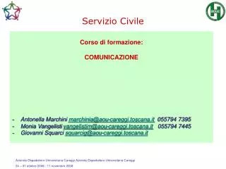 servizio civile
