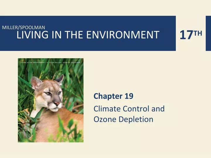 chapter 19 climate control and ozone depletion