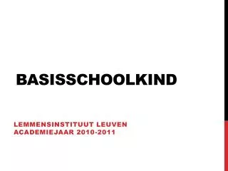 basisschoolkind