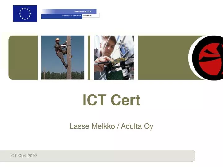 ict cert