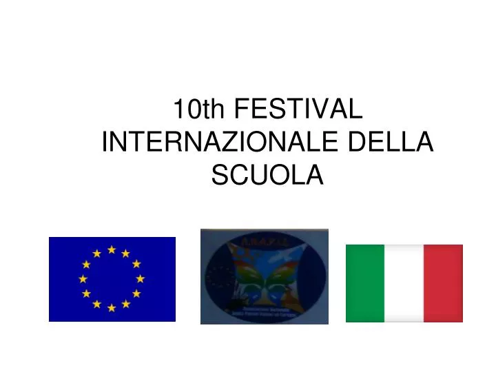 10th festival internazionale della scuola
