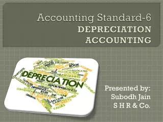 Accounting Standard-6 DEPRECIATION ACCOUNTING
