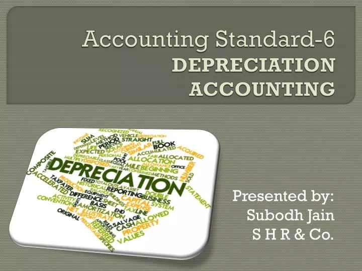 accounting standard 6 depreciation accounting