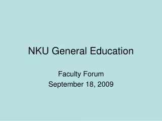 NKU General Education