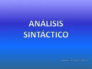 an lisis sint ctico