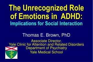 The Unrecognized Role of Emotions in ADHD: Implications for Social Interaction