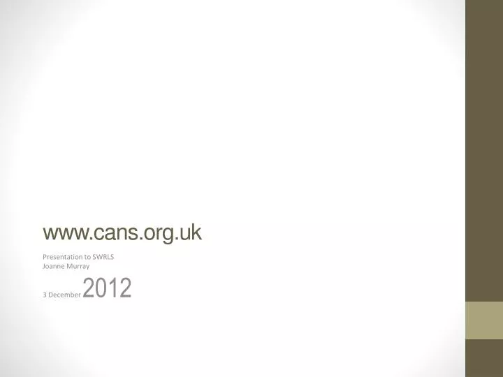 www cans org uk