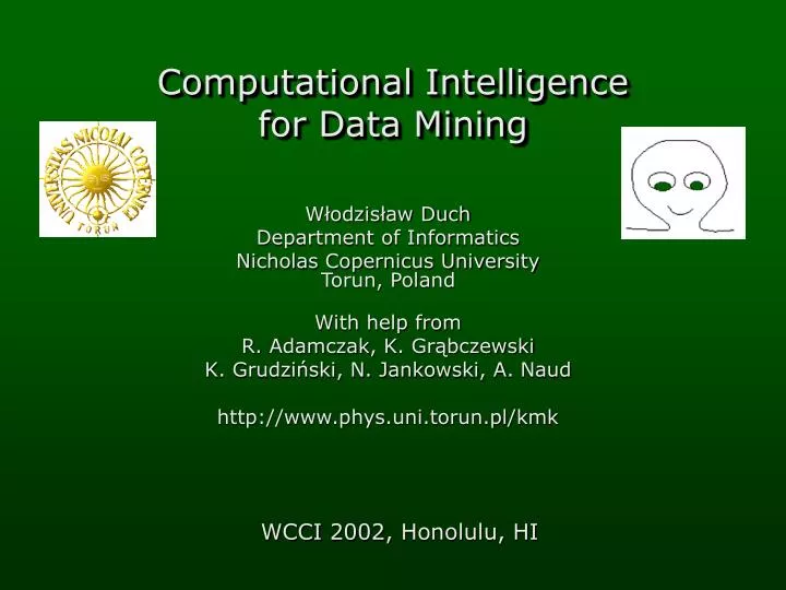 computational intelligence for data mining