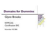 Domains for Dummies