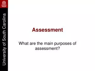 Assessment