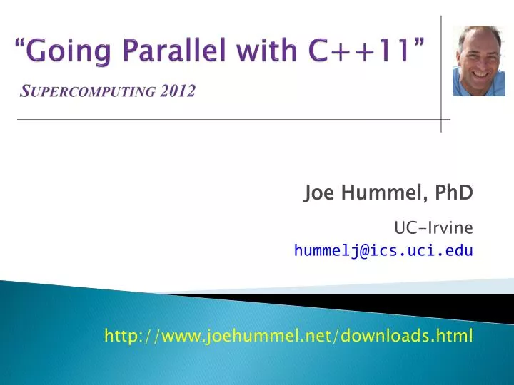 going parallel with c 11 supercomputing 2012