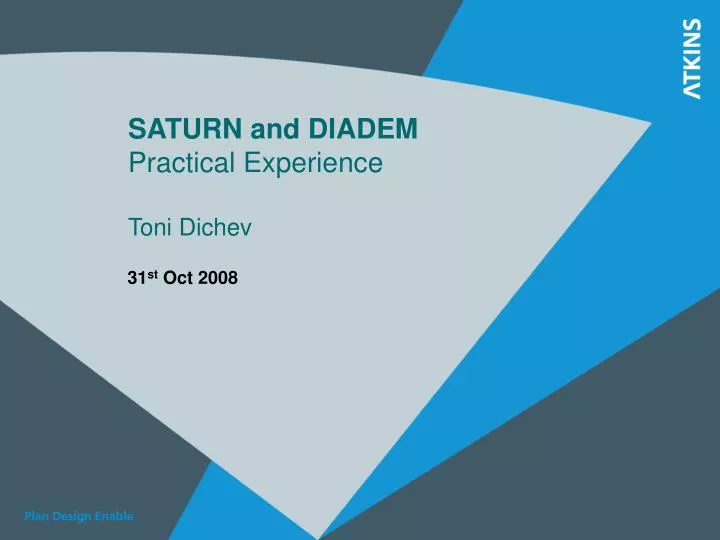 saturn and diadem practical experience toni dichev