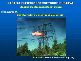 za tita elektroenergetskog sustava za tita elektroenergetskih mre a