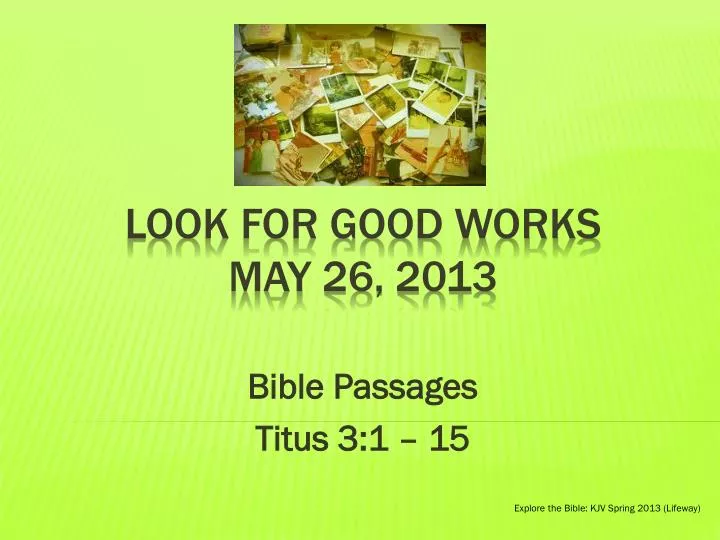bible passages titus 3 1 15