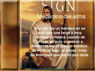 mec nico del alma