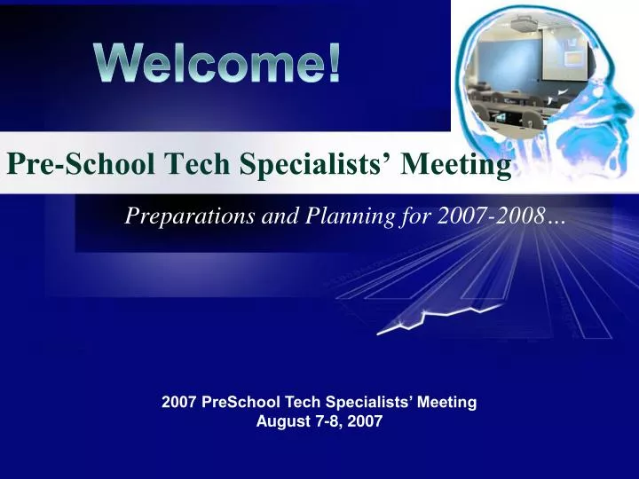 pre school tech specialists meeting